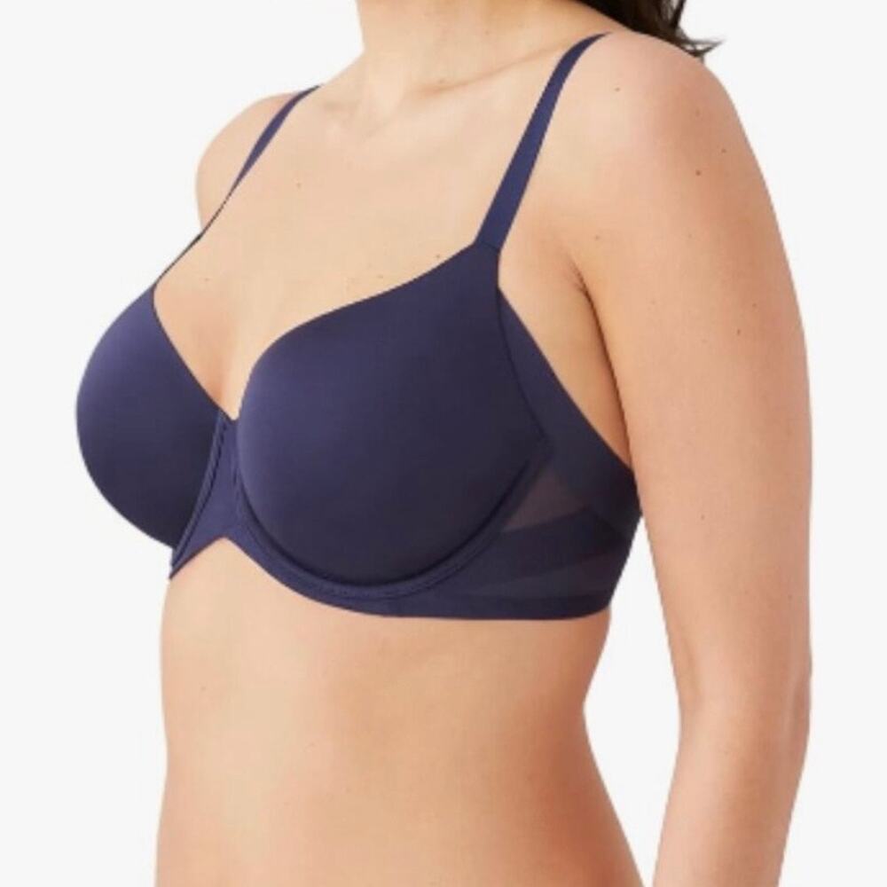 Wacoal 853281 Ultimate Side Smoother Underwire T Shirt Bra in deep purple 42DDD